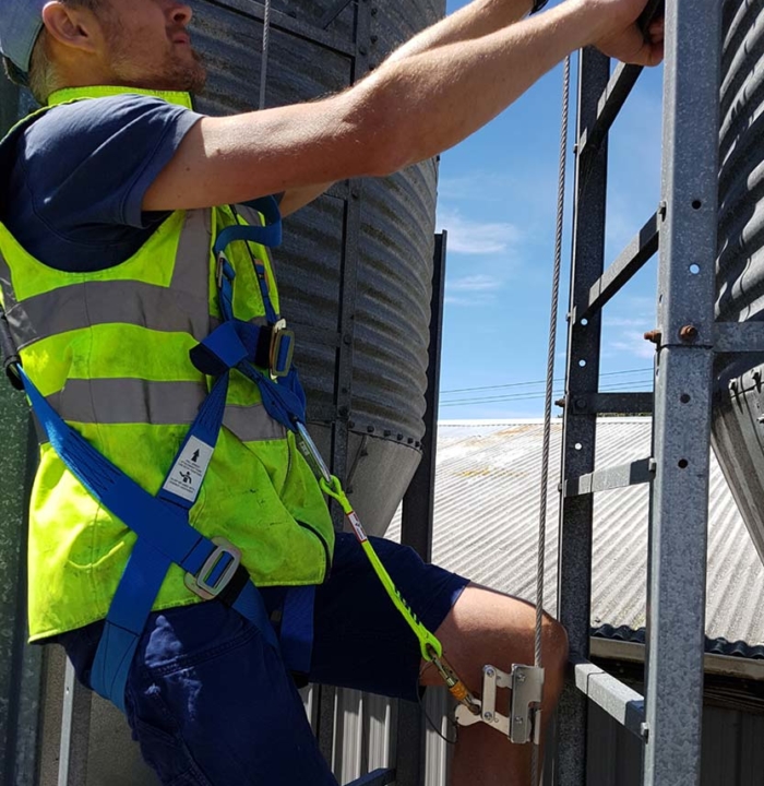 Ascend Safe Fall Arrest System Central Silo Systems
